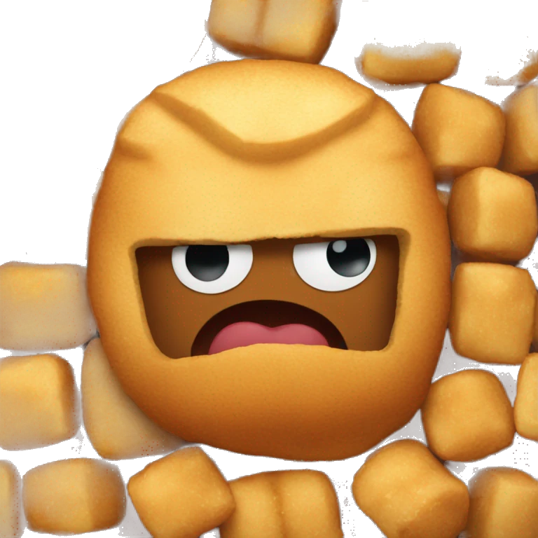 Angry Tater tot  emoji