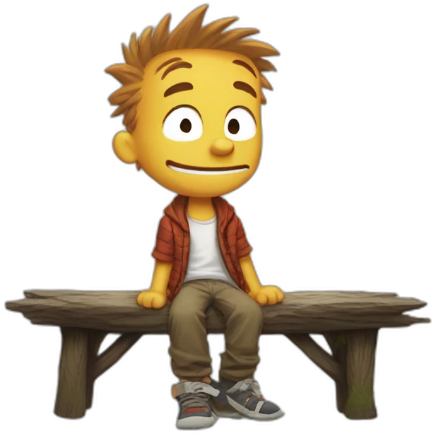 calvin and hobbes emoji