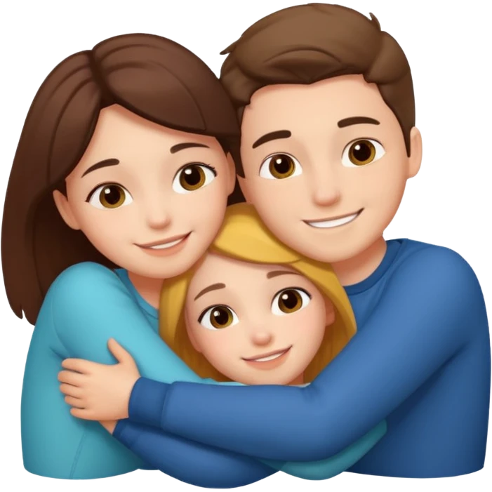 Boy and girl together close relationship cute Laying down hugging emoji