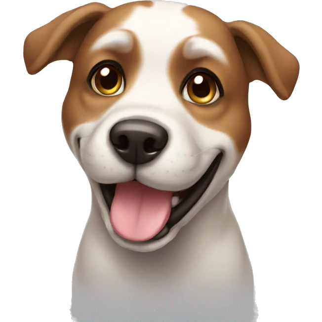 Cute dog emoji