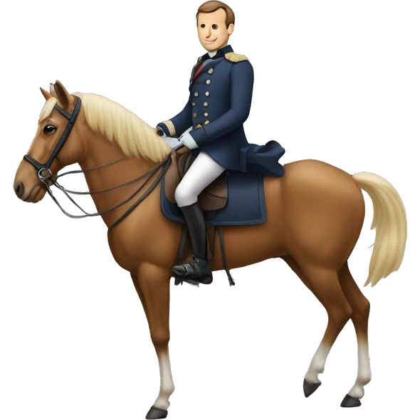 Macron sur un chameau  emoji