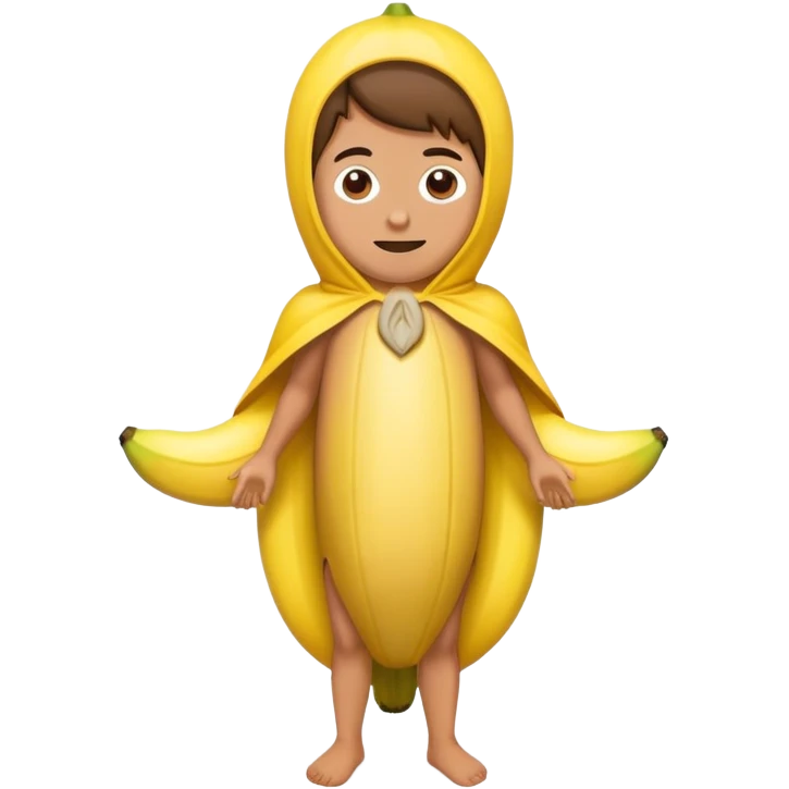 person in a banana costume emoji