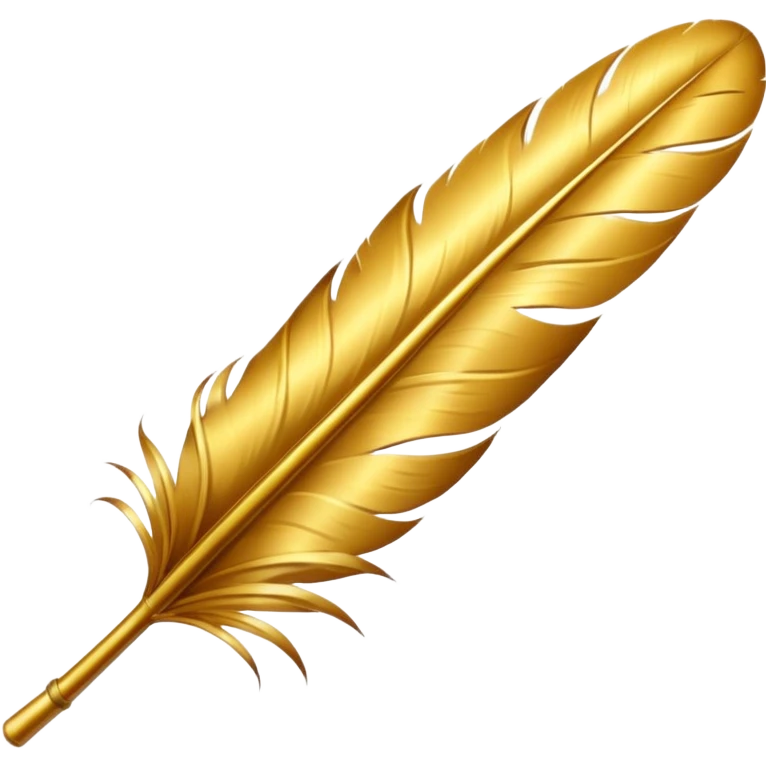 золотое перо emoji