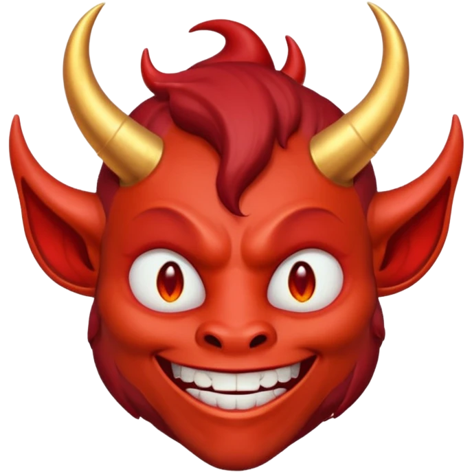 Devil with ring above head  emoji