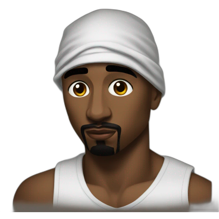 Tupac Shakur emoji