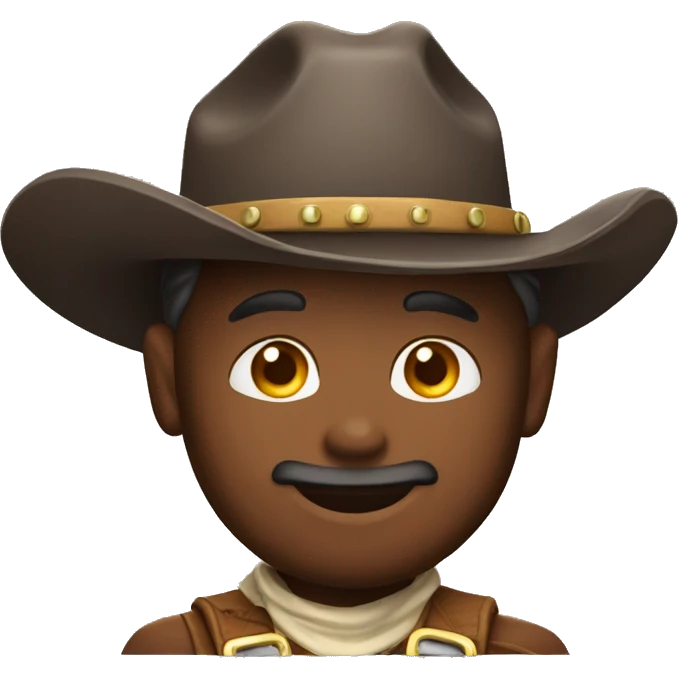 Chat cow boy emoji