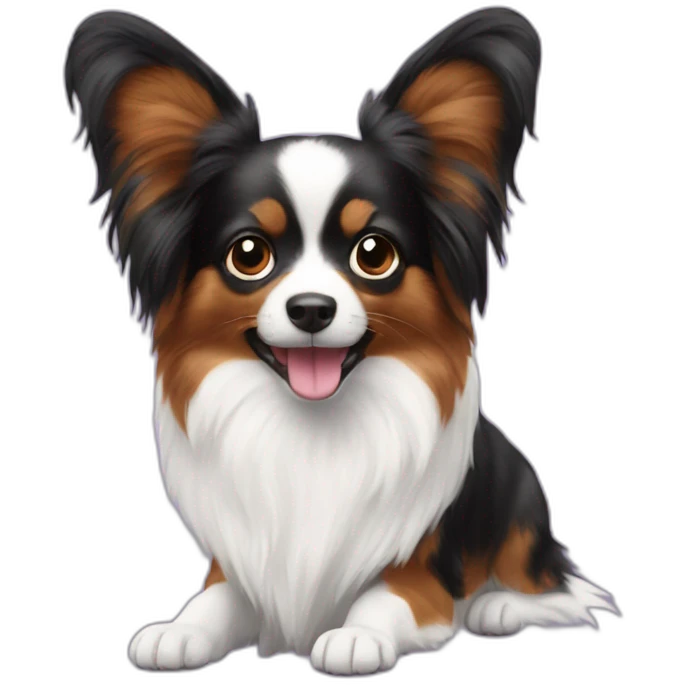 Papillon violet emoji