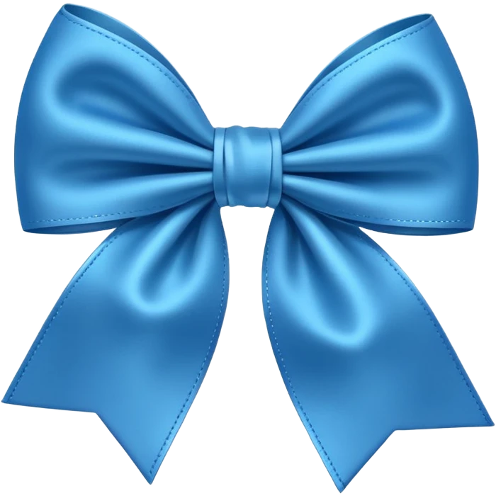fiocco azzurro emoji
