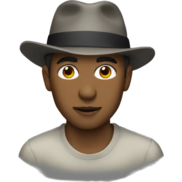 trey wearing hat  emoji