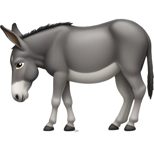 Donkey with a big butt emoji