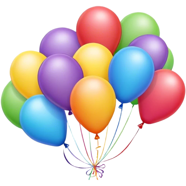 Birthday balloons  emoji