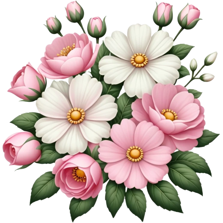 Pink and white romantic vintage aesthetic  emoji