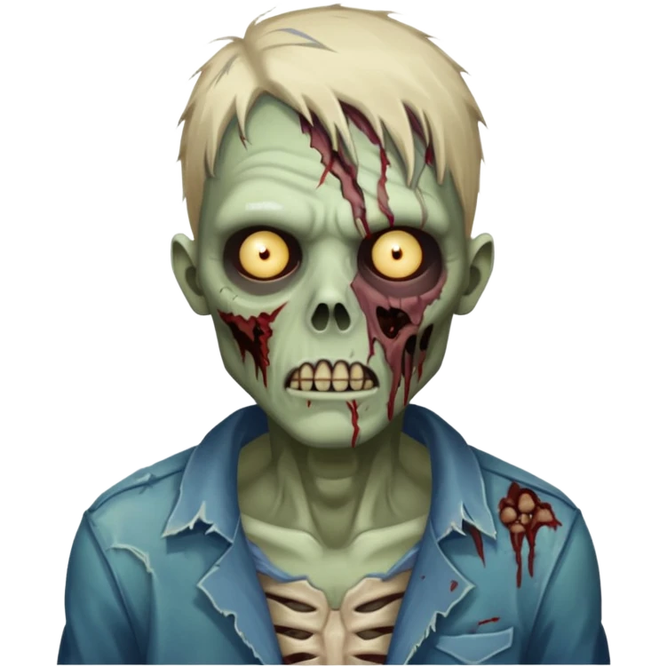 detailed zombie emoji