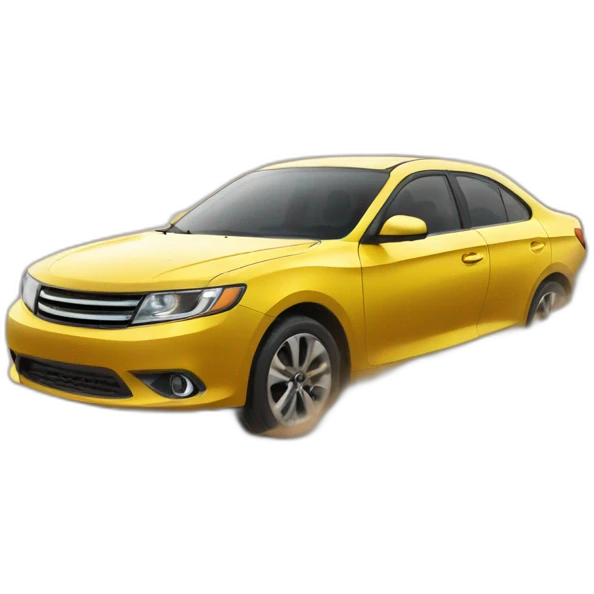 Advance Car driving dust from back emoji