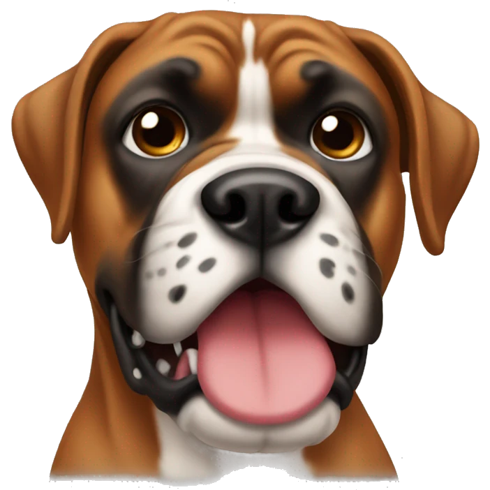 Dog boxer  emoji