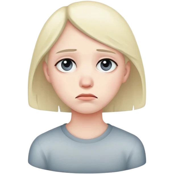 Грустить  emoji