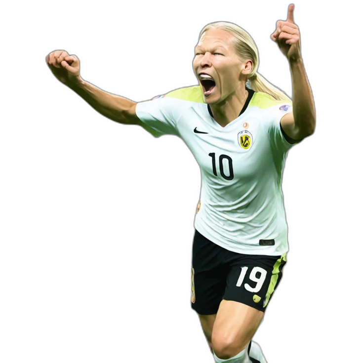 Haaland scoring emoji