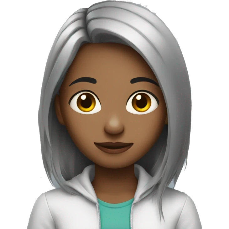 Girl with rat emoji