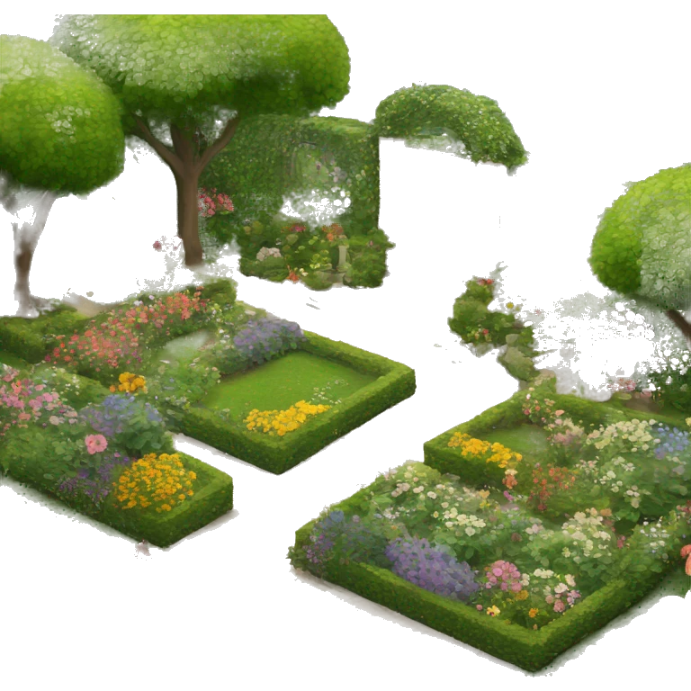 Beautiful garden emoji