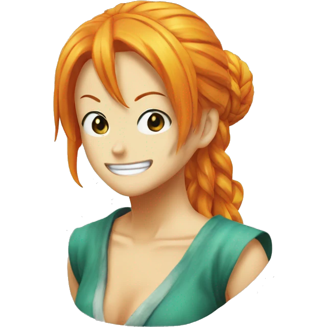Nami from one piece  emoji