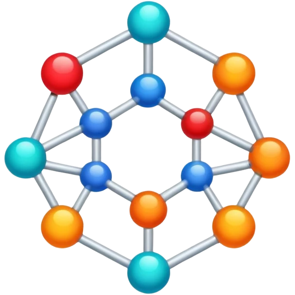 Molécule graphique emoji
