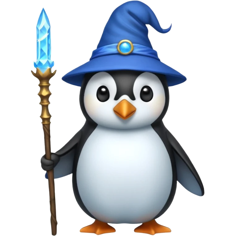 Penguin Wizard emoji