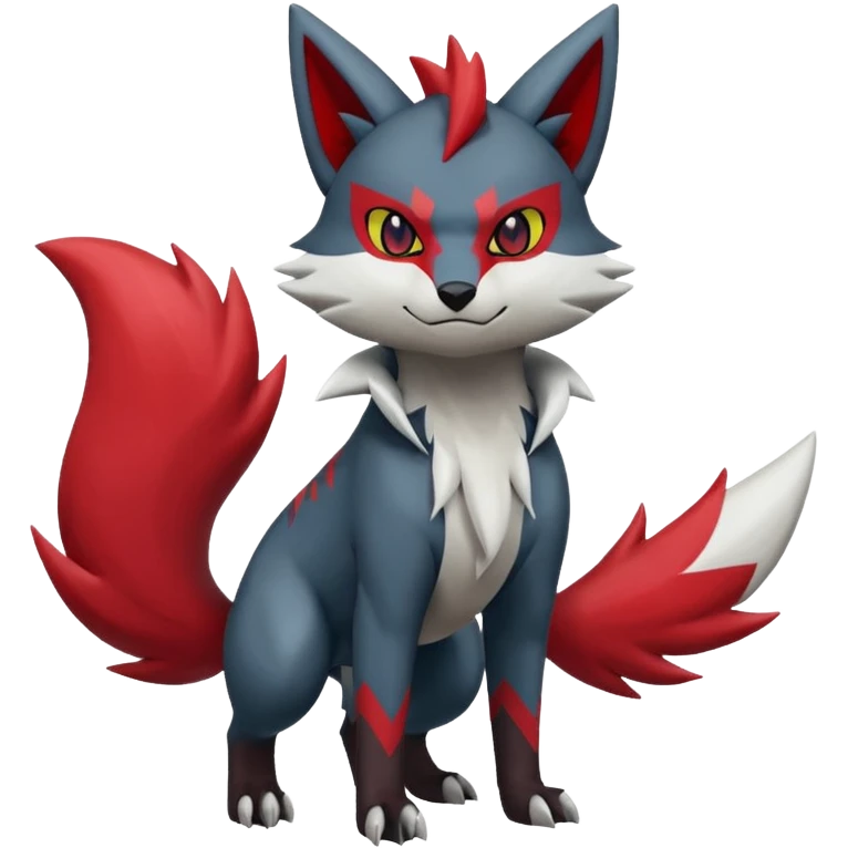 Litten-Zoroark-Zangoose-Mightyena-Zorua full body emoji