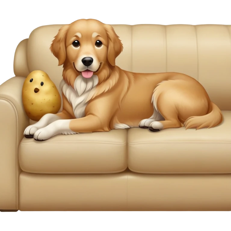 🐶🥔🛋️ emoji