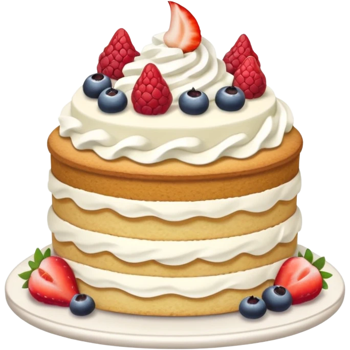 cake and short cake emoji