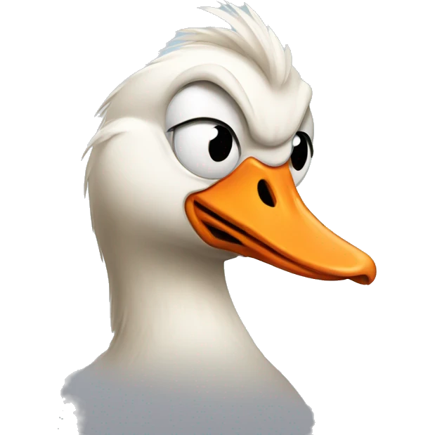 Angry goose emoji