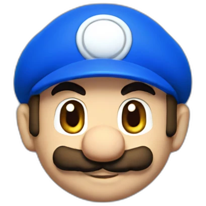 blue-mario emoji