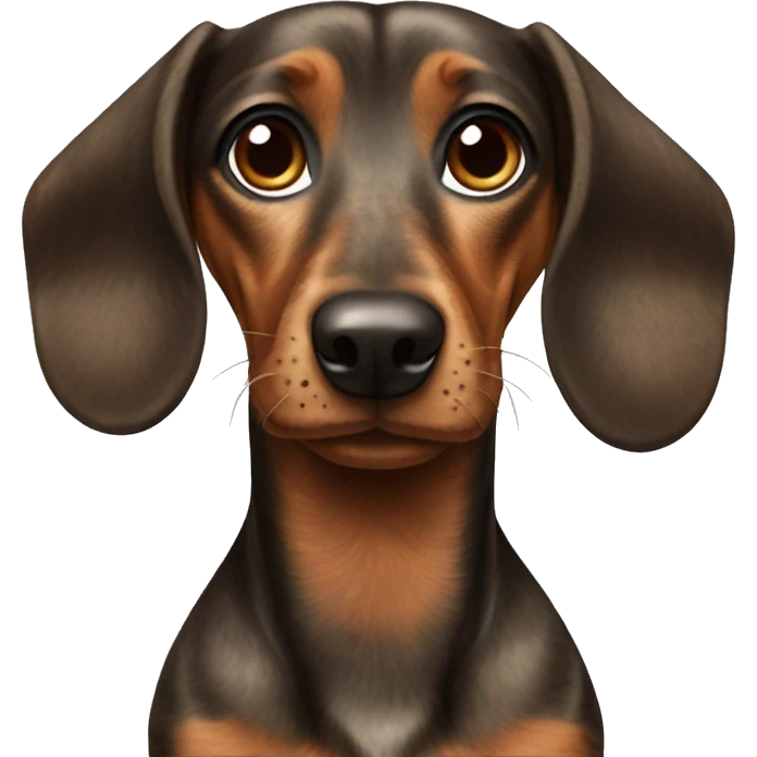 brindle dachshund emoji