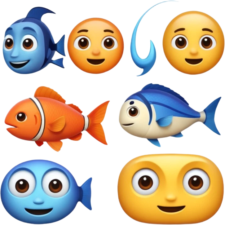 Pixar style emoji