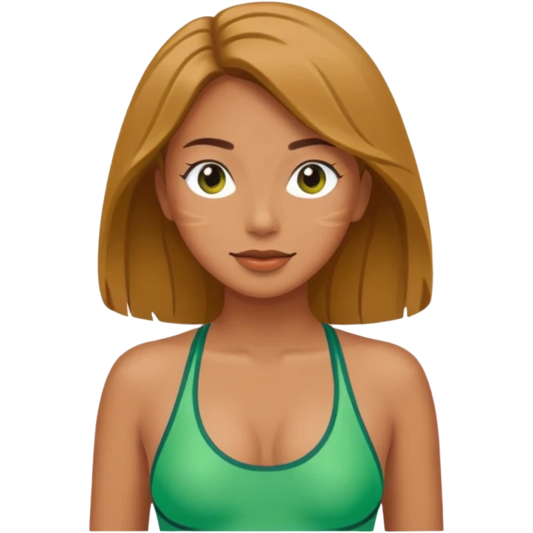 green swimsuit emoji
