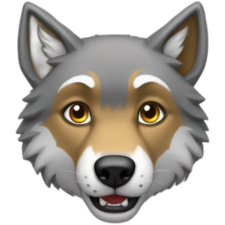 Wolfface emoji