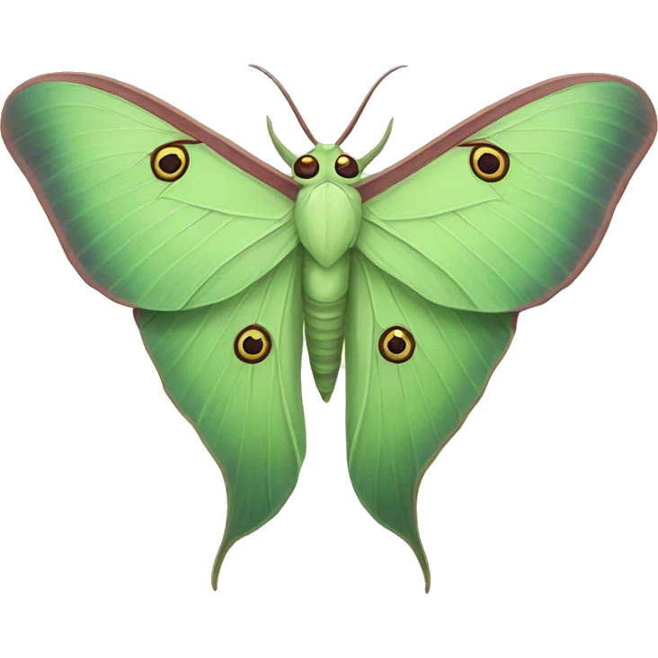 Luna Moth emoji