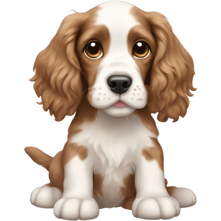 English cockerspaniel puppy emoji