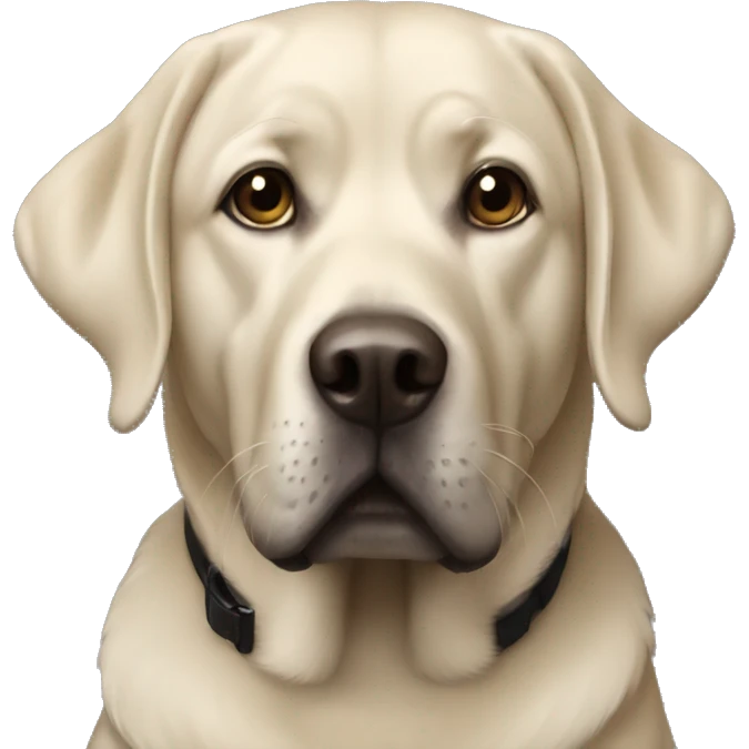 Black lab emoji