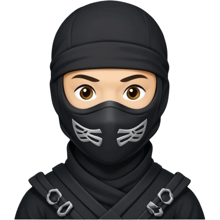 Ninja with MB written on it emoji