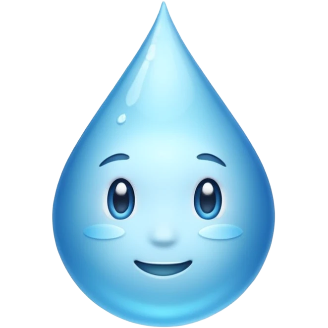 One glass water emoji