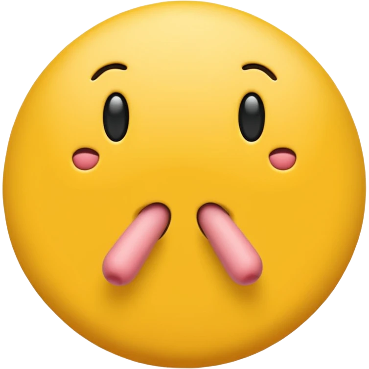 Yellow round emojis with penises emoji