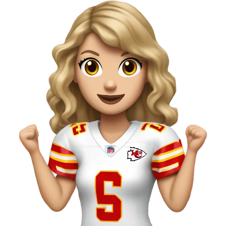 Taylor swift at chiefs game emoji