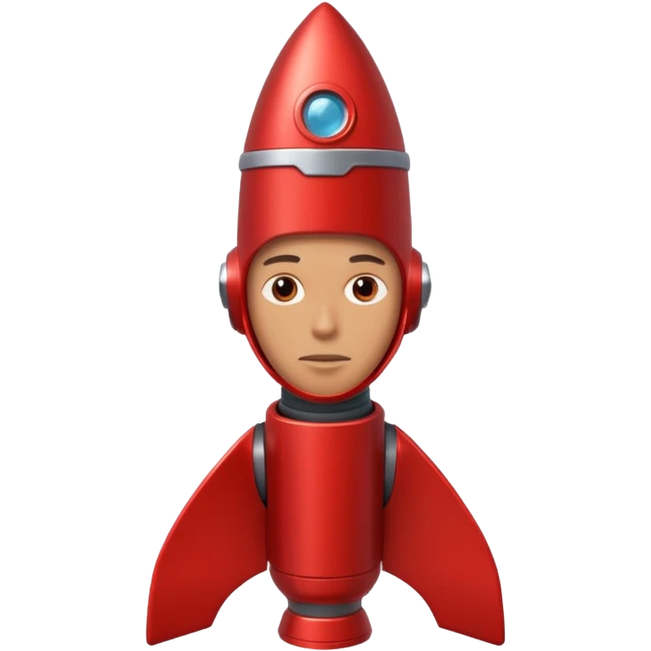 rocket with man inside emoji