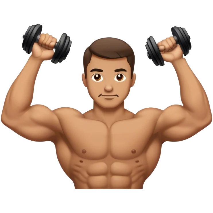 guy doing bicep-curls emoji