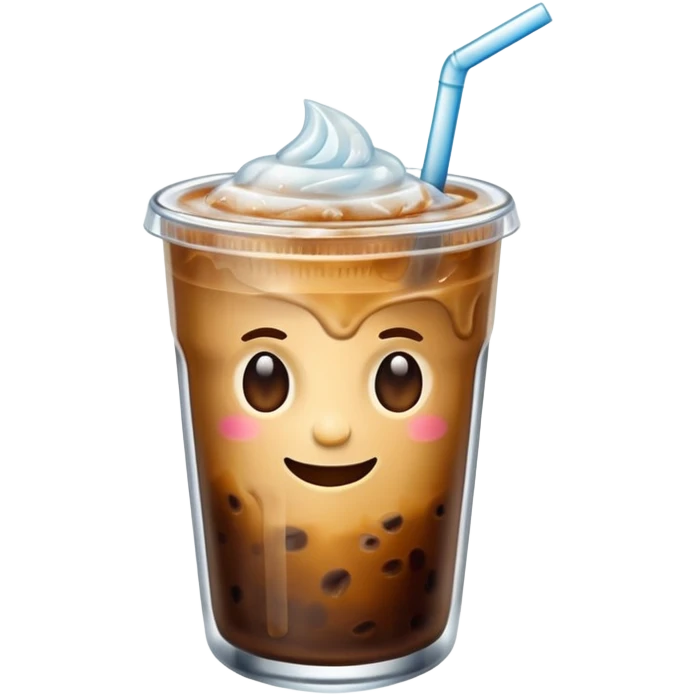 Une Tasse de cafe Givrée  emoji