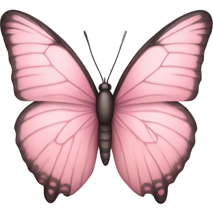 Pastel Pink butterfly emoji