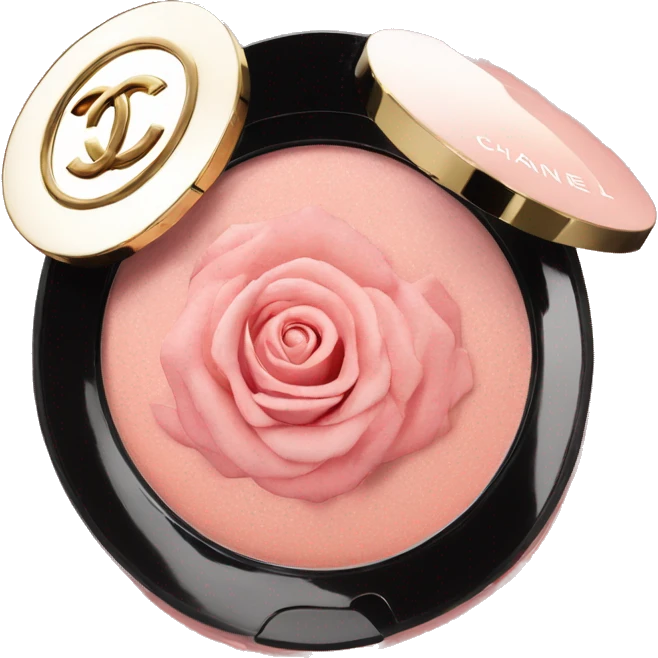 chanel blush rose initial 72 emoji