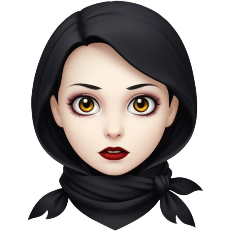 Vampire with scarf  emoji
