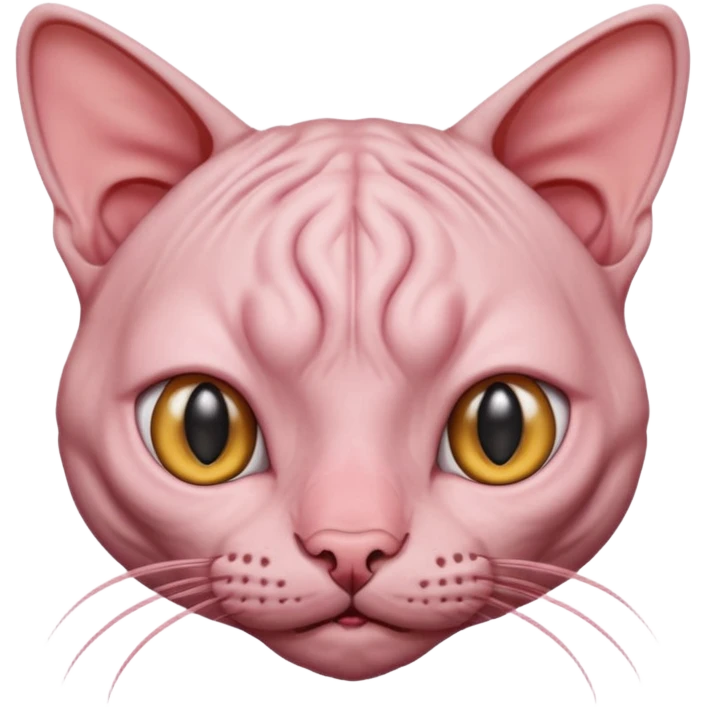 Кот голый emoji
