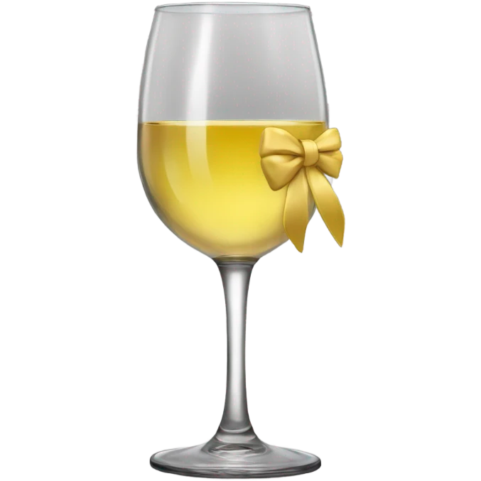 bow wine glass emoji